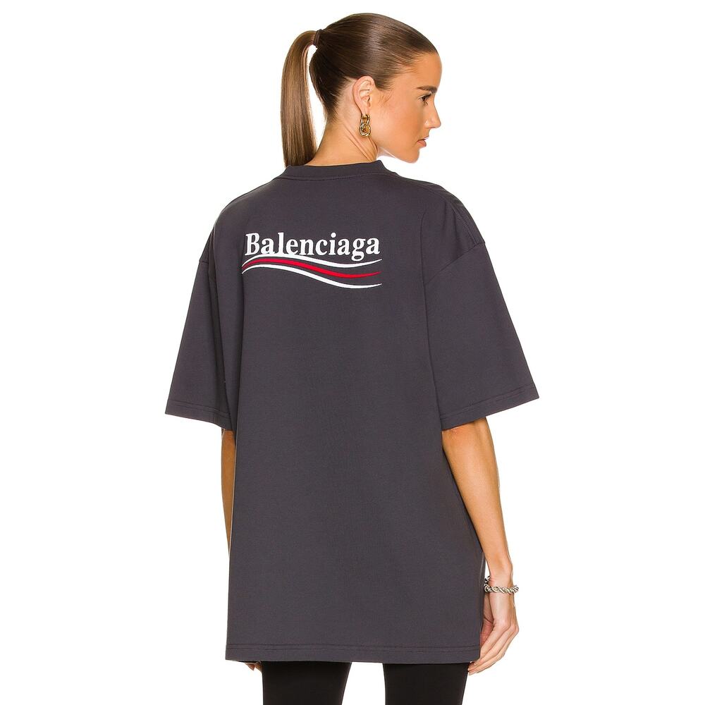 Balenciaga Oversized Blue Large Fit Tshirt Size S